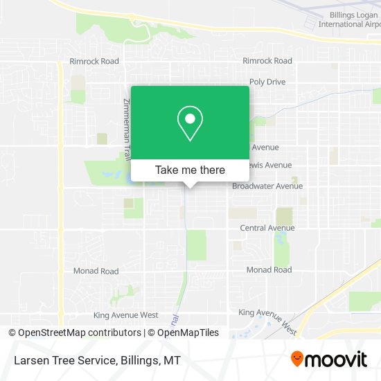 Larsen Tree Service map