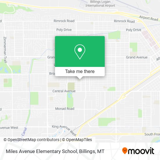 Miles Avenue Elementary School map