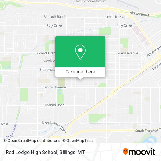 Red Lodge High School map