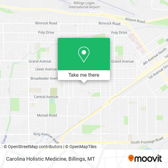 Carolina Holistic Medicine map