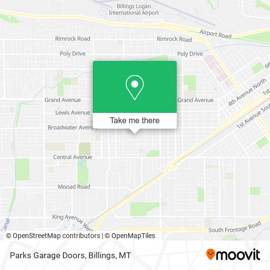 Parks Garage Doors map