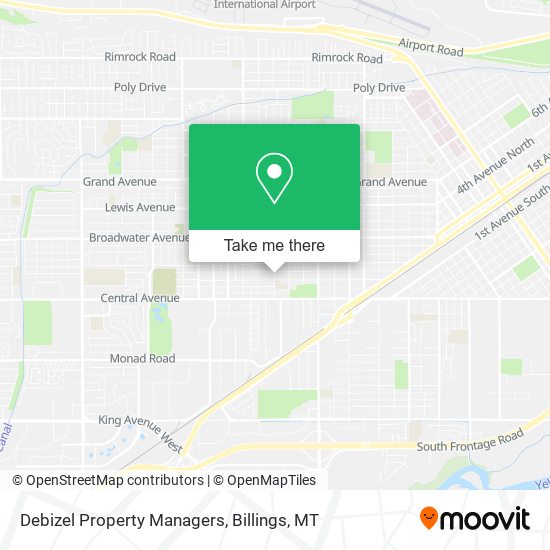 Debizel Property Managers map