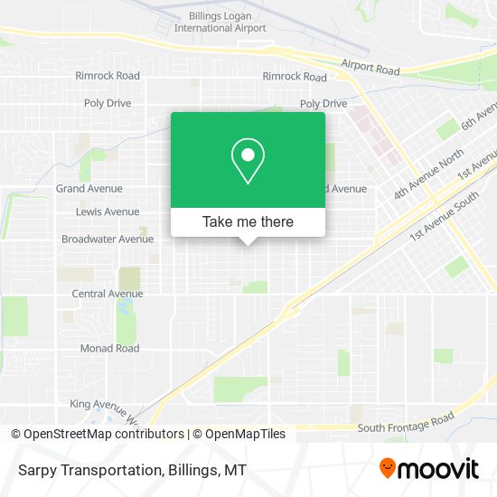 Sarpy Transportation map