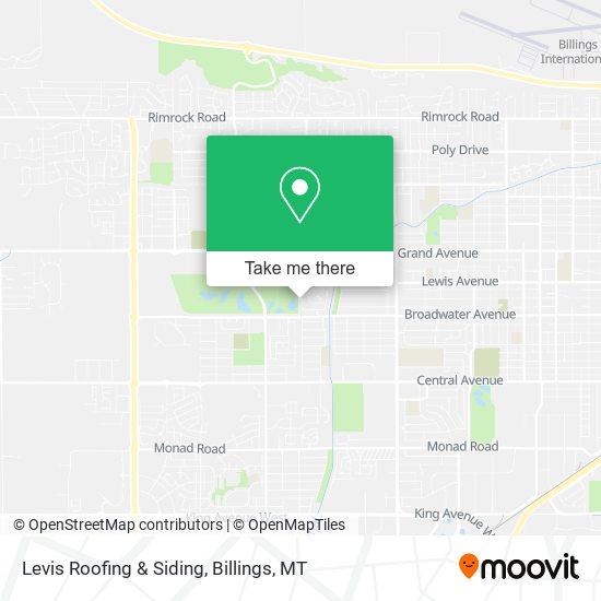 Levis Roofing & Siding map