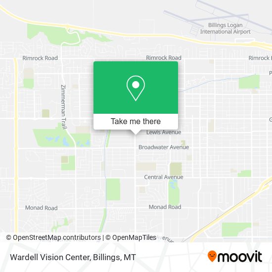 Wardell Vision Center map