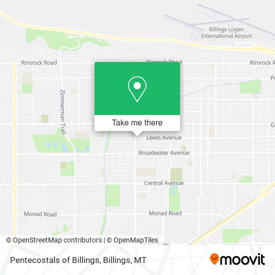 Pentecostals of Billings map