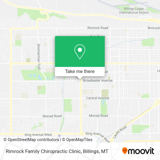 Rimrock Family Chiropractic Clinic map
