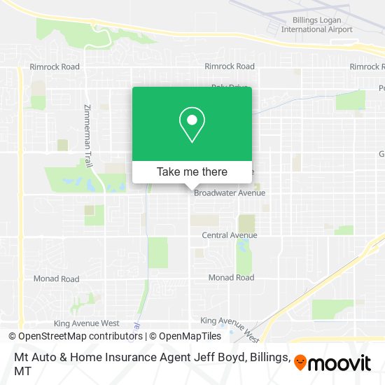 Mt Auto & Home Insurance Agent Jeff Boyd map