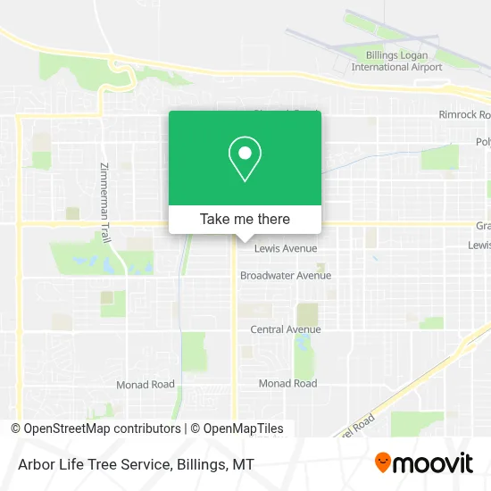 Arbor Life Tree Service map