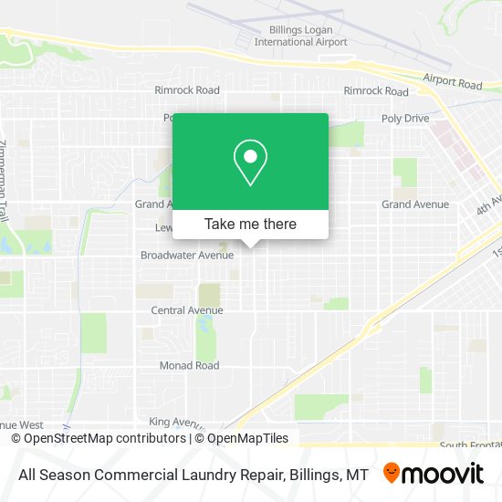 All Season Commercial Laundry Repair map