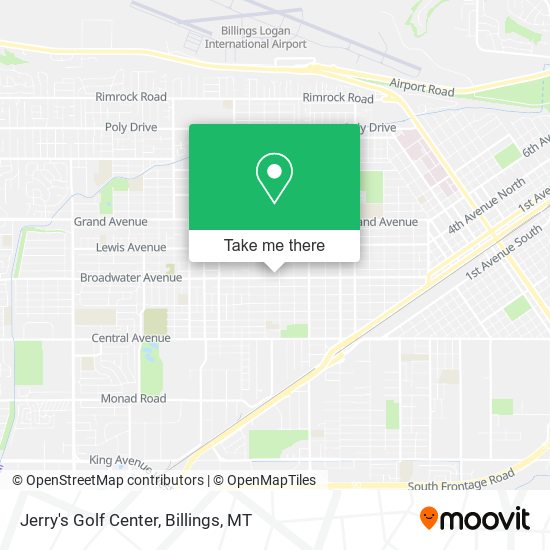 Jerry's Golf Center map