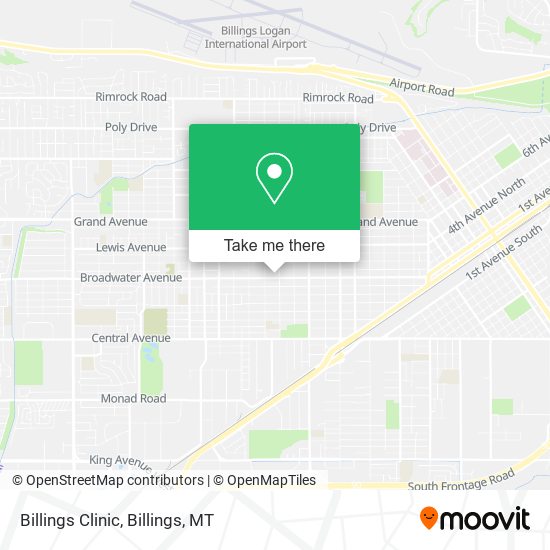 Billings Clinic map