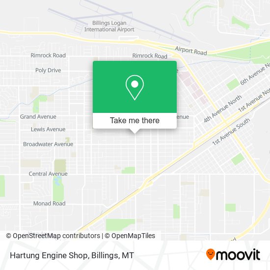 Hartung Engine Shop map