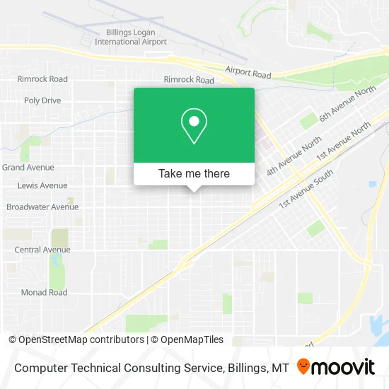 Computer Technical Consulting Service map
