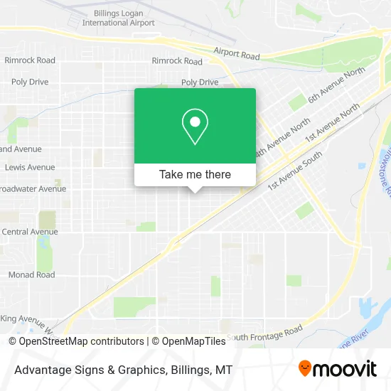 Advantage Signs & Graphics map