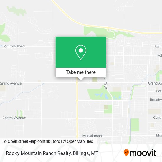 Rocky Mountain Ranch Realty map