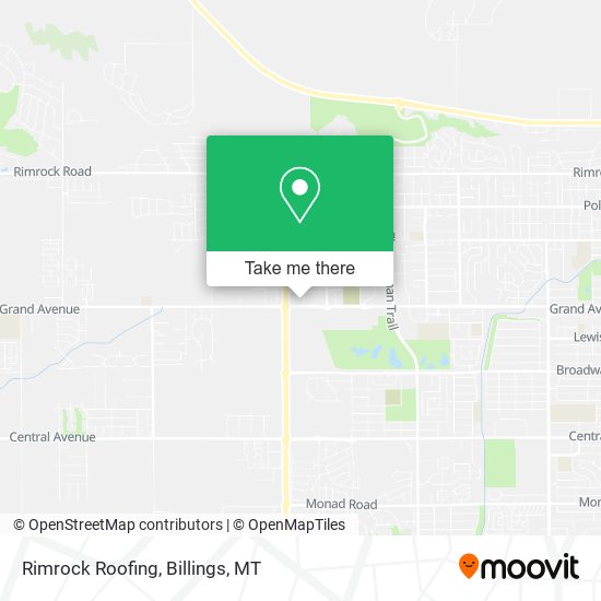 Rimrock Roofing map