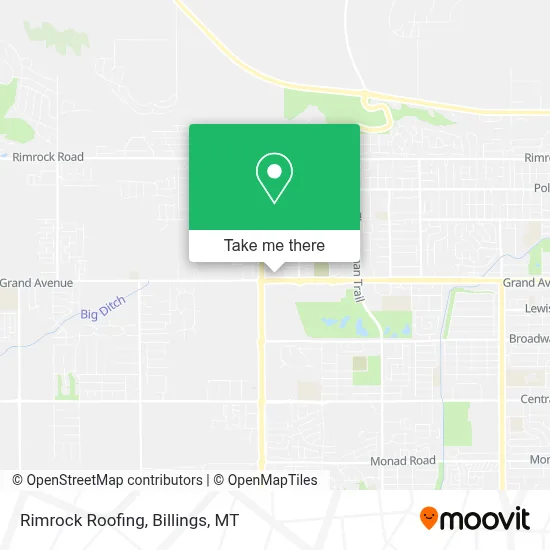 Rimrock Roofing map