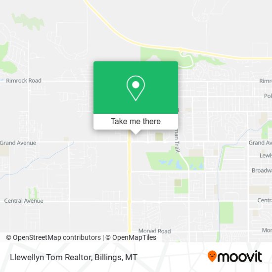 Llewellyn Tom Realtor map