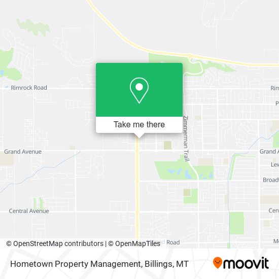 Hometown Property Management map
