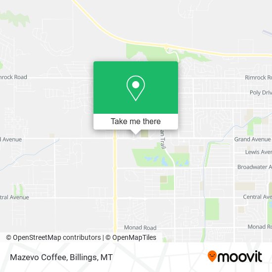 Mazevo Coffee map