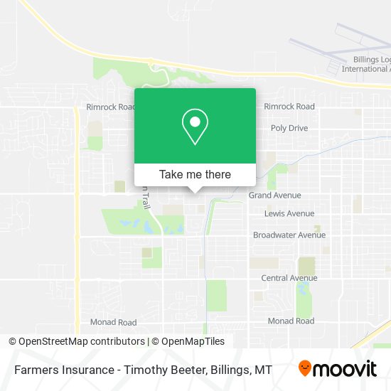 Mapa de Farmers Insurance - Timothy Beeter