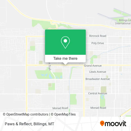 Paws & Reflect map