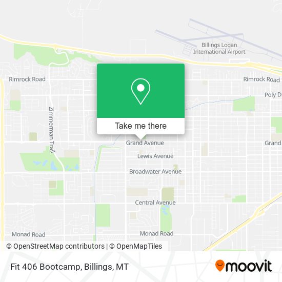 Fit 406 Bootcamp map