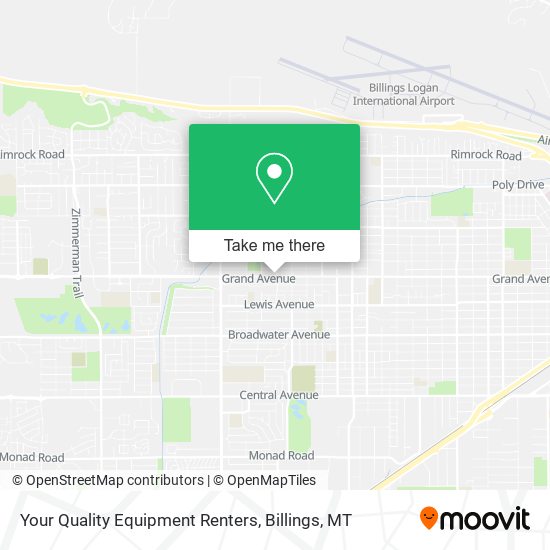 Your Quality Equipment Renters map