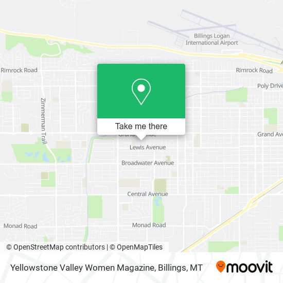 Mapa de Yellowstone Valley Women Magazine