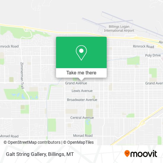 Galt String Gallery map