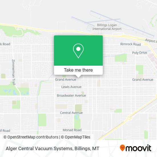 Alger Central Vacuum Systems map