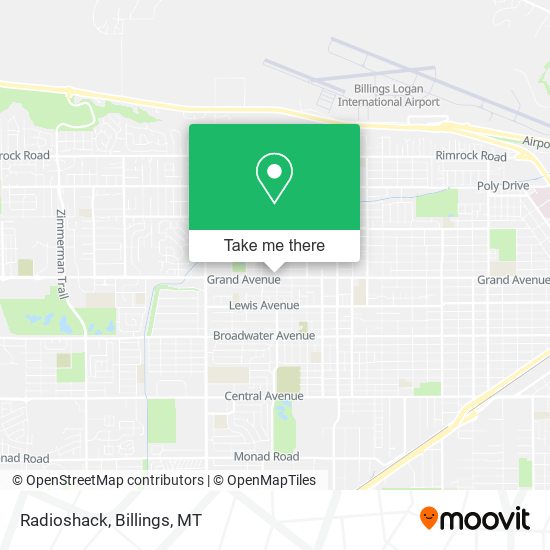 Radioshack map