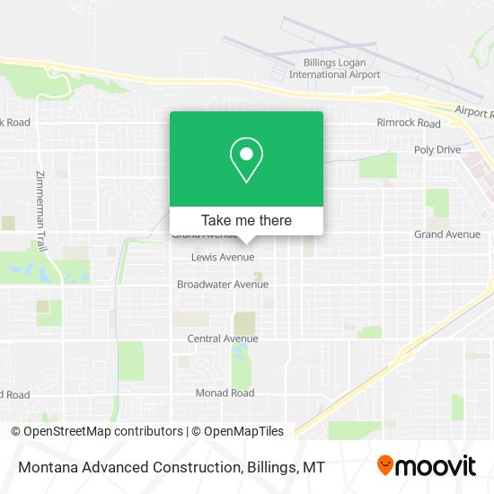 Mapa de Montana Advanced Construction