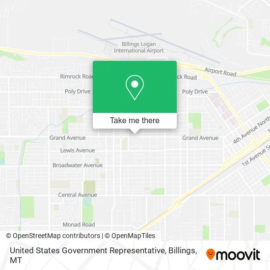 United States Government Representative map