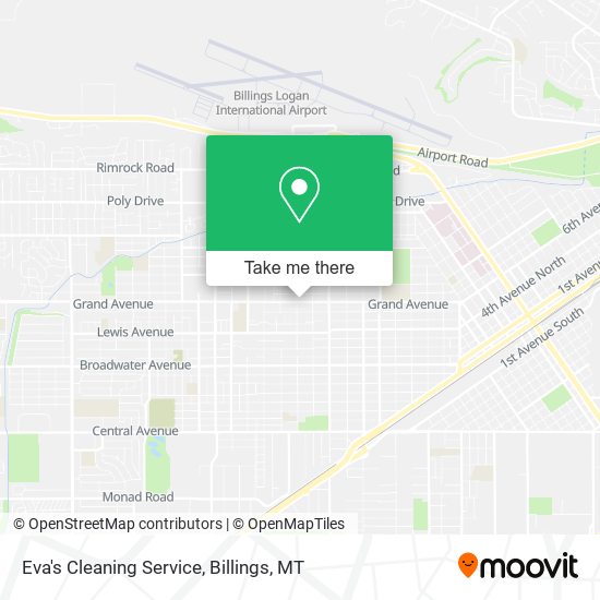 Eva's Cleaning Service map