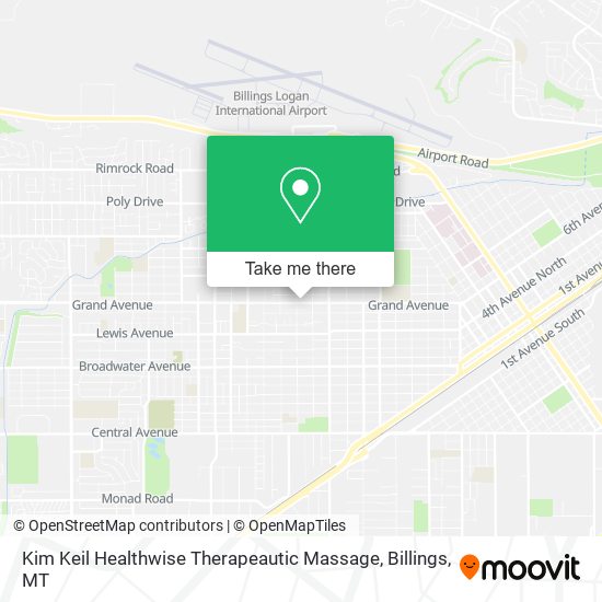 Kim Keil Healthwise Therapeautic Massage map