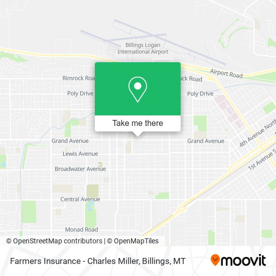 Mapa de Farmers Insurance - Charles Miller