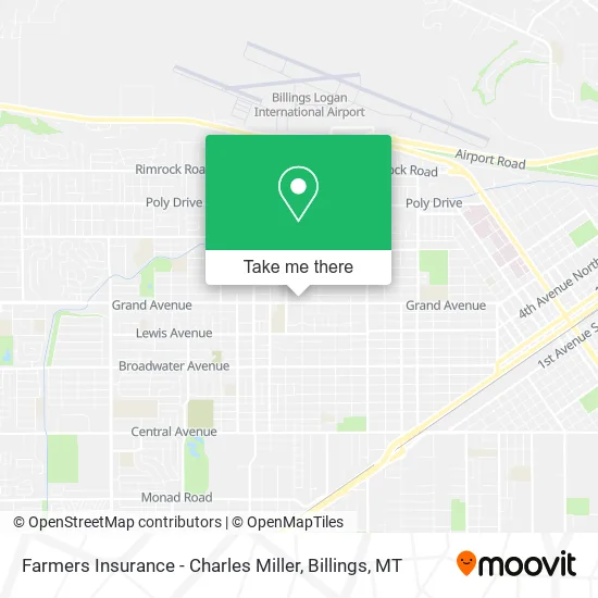 Farmers Insurance - Charles Miller map