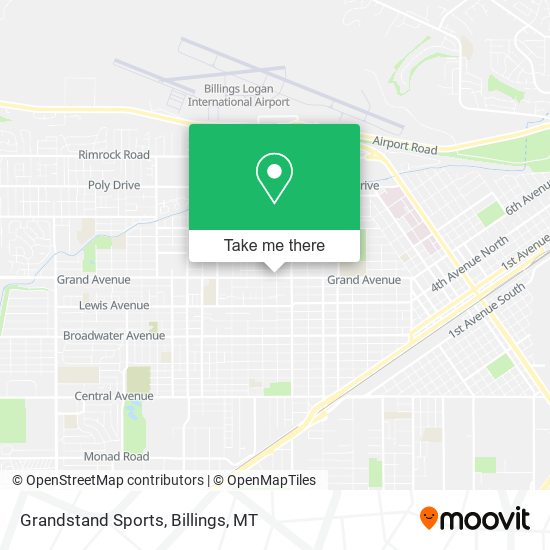 Grandstand Sports map