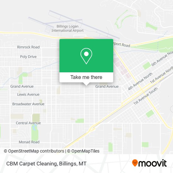 Mapa de CBM Carpet Cleaning