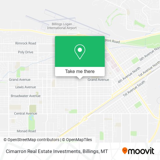 Cimarron Real Estate Investments map