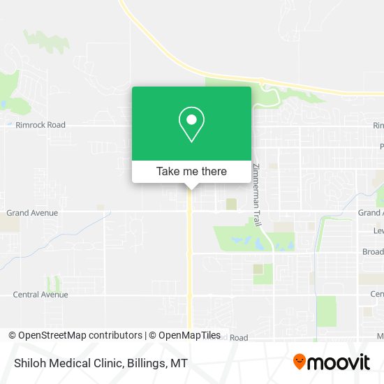 Mapa de Shiloh Medical Clinic