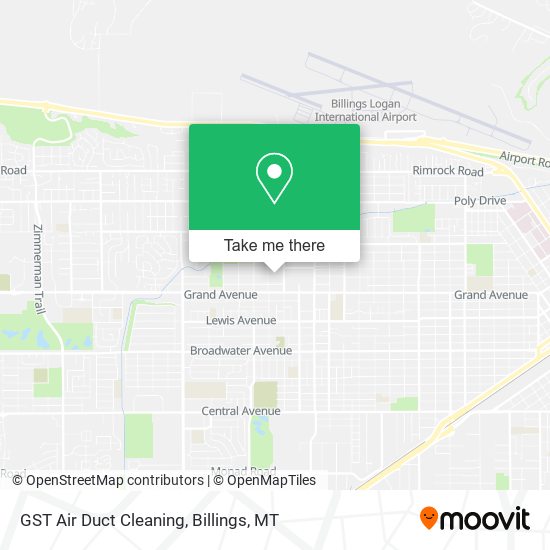 GST Air Duct Cleaning map