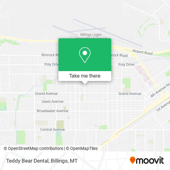 Teddy Bear Dental map