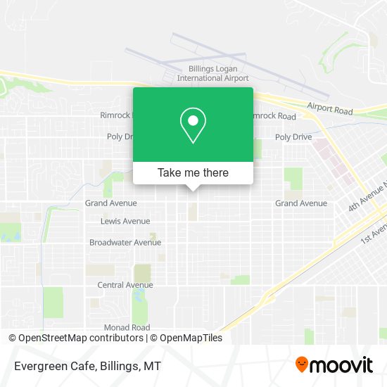 Evergreen Cafe map