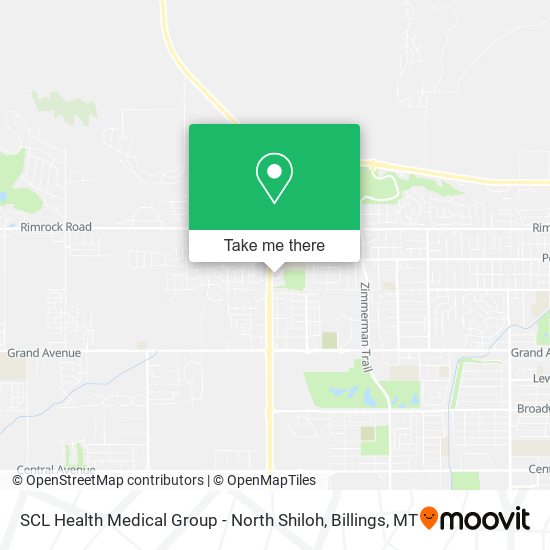 SCL Health Medical Group - North Shiloh map