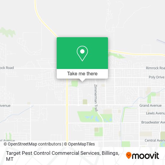 Target Pest Control Commercial Services map