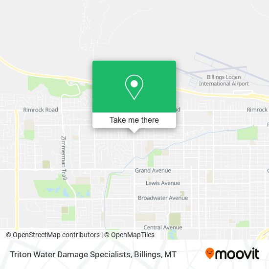 Triton Water Damage Specialists map