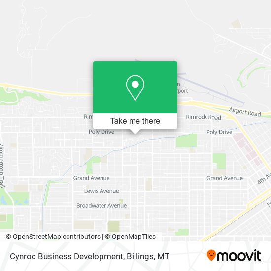 Cynroc Business Development map